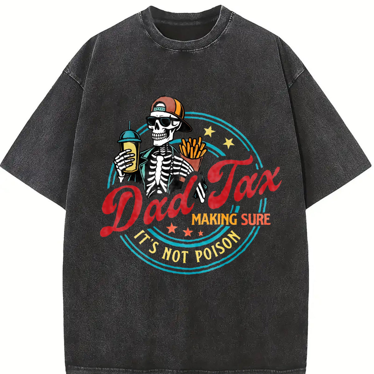 Dad Tax Making Sure It's Not Poison Fathers Day Vintage product image 2