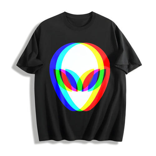 100 Alien Head Trippy Vaporwave Techno Rave Edm Music product image 1