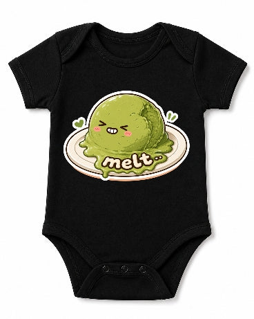 Melt - Cute Melting Matcha Ice Cream Summer Humor Graphic product image 3
