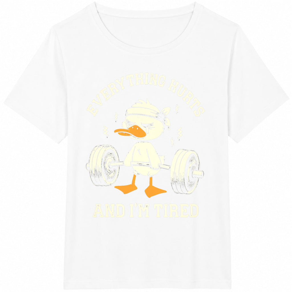 Everything Hurts And I'm Tired Cotton T-Shirt product image 2