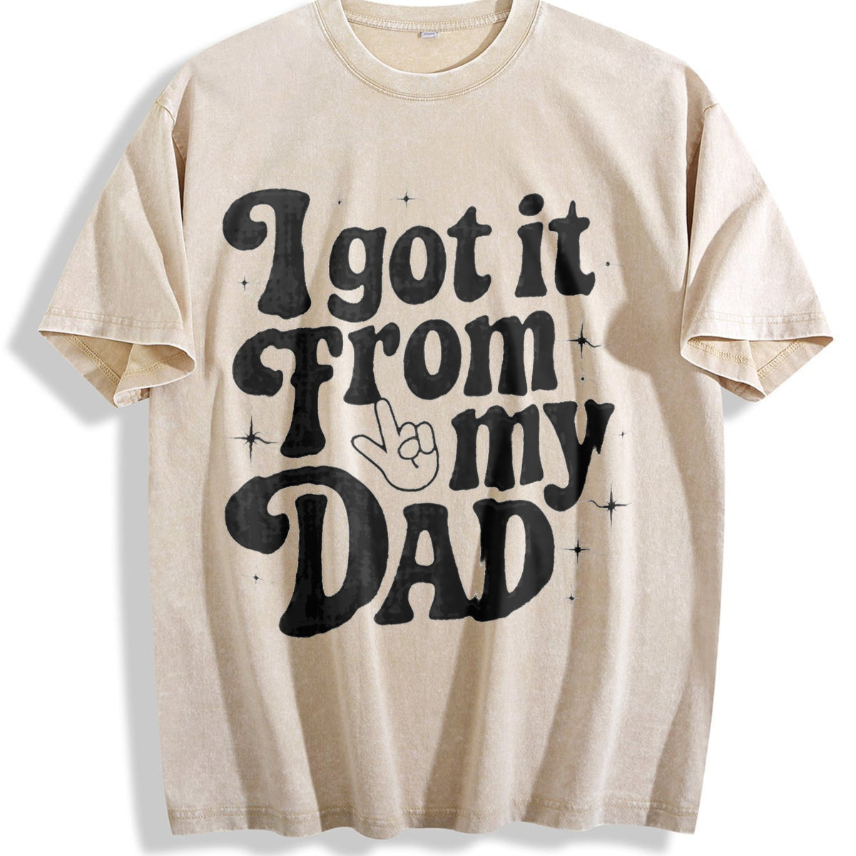 I Got It From My Dad Vintage Washed T-Shirt product image 1