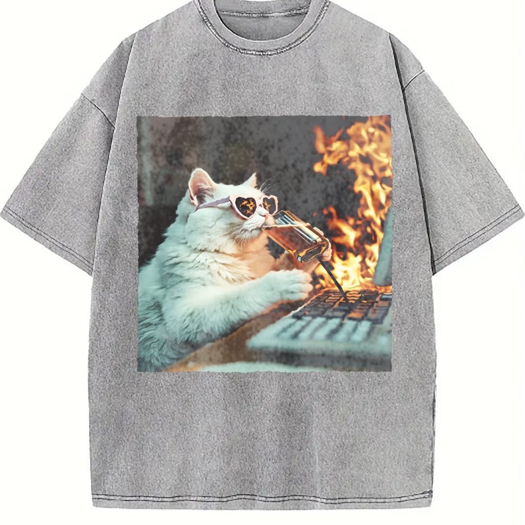 Battle Movie Vintage Washed T-Shirt product image 5