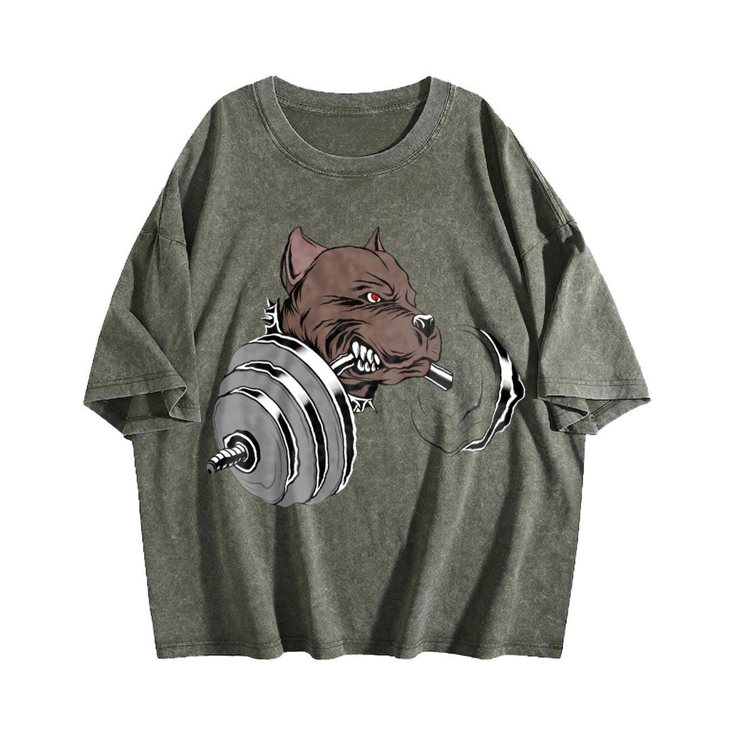 Gym Motivation Vintage Washed T-Shirt product image 4