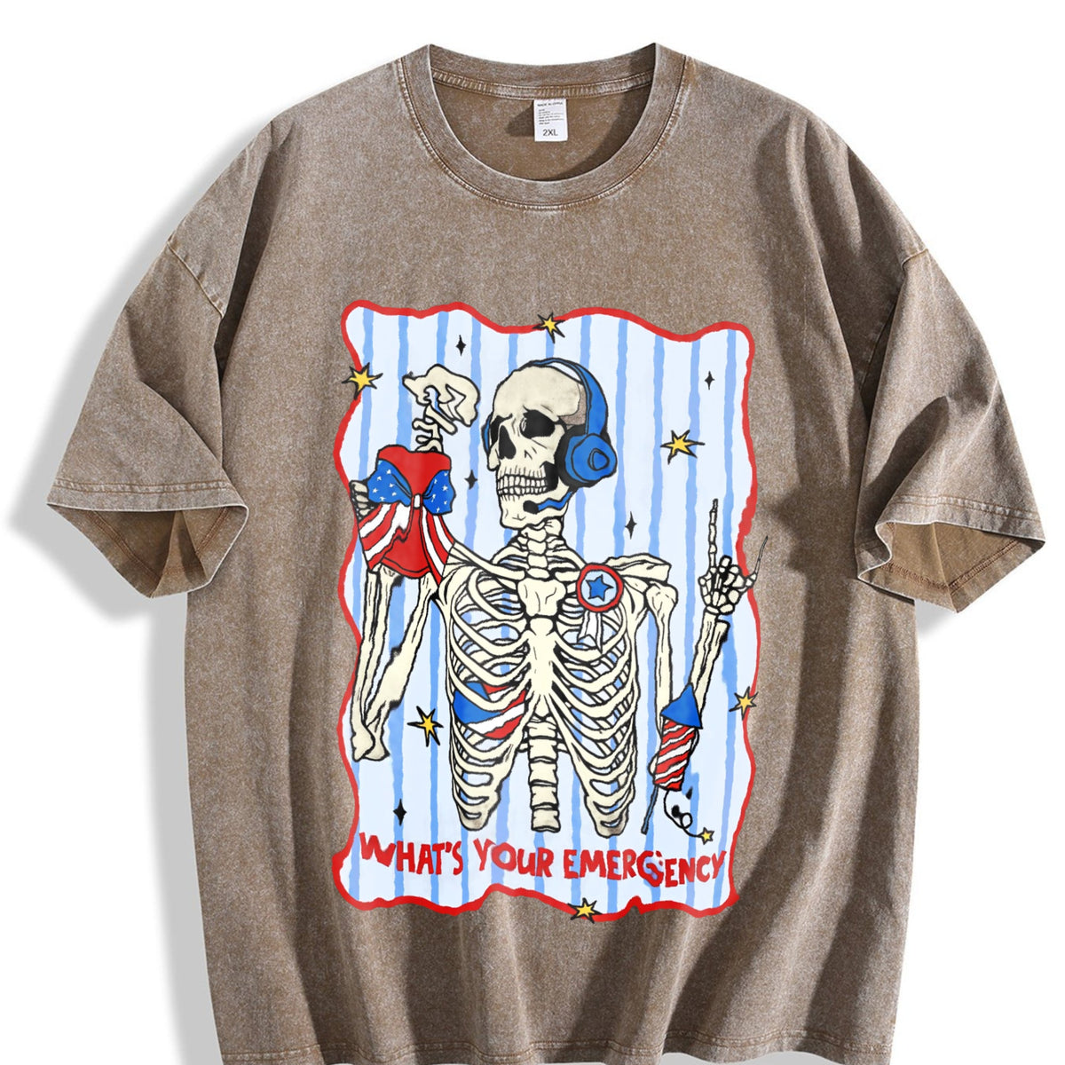 Dispatcher 4th Of July Vintage Washed T-Shirt product image 3