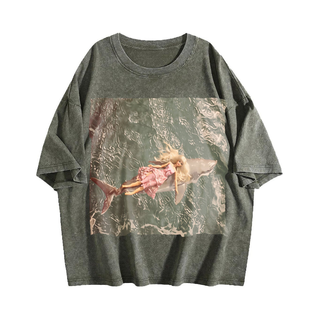 Doll Resting in a Tree Vintage Washed T-Shirt product image 4