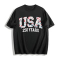 Happy 250th Birthday USA America Anniversary Cotton T-Shirt product image 1