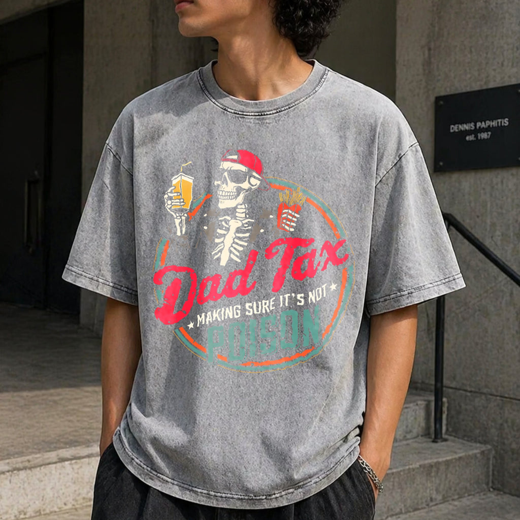 Dad Tax Vintage Washed T-Shirt product image 5