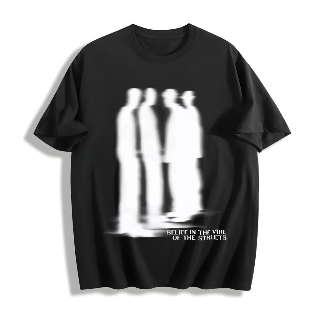 Atmosphere Virtual Shadow Characters Cotton T-Shirt product image 1