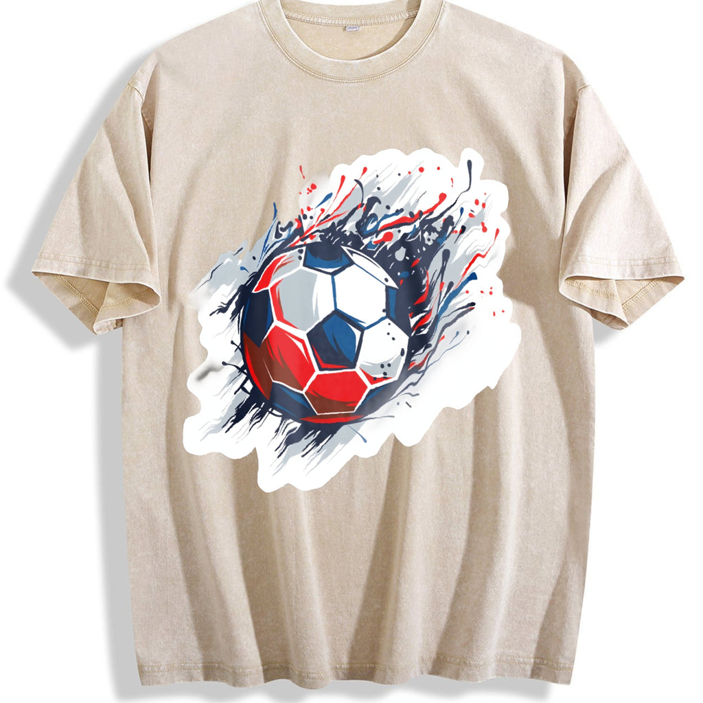 Global Soccer Fan Vintage Washed T-Shirt product image 1