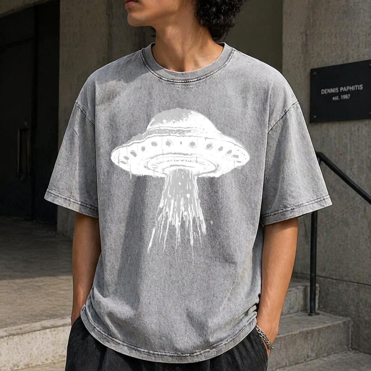 UFO Vintage Washed T-Shirt product image 5