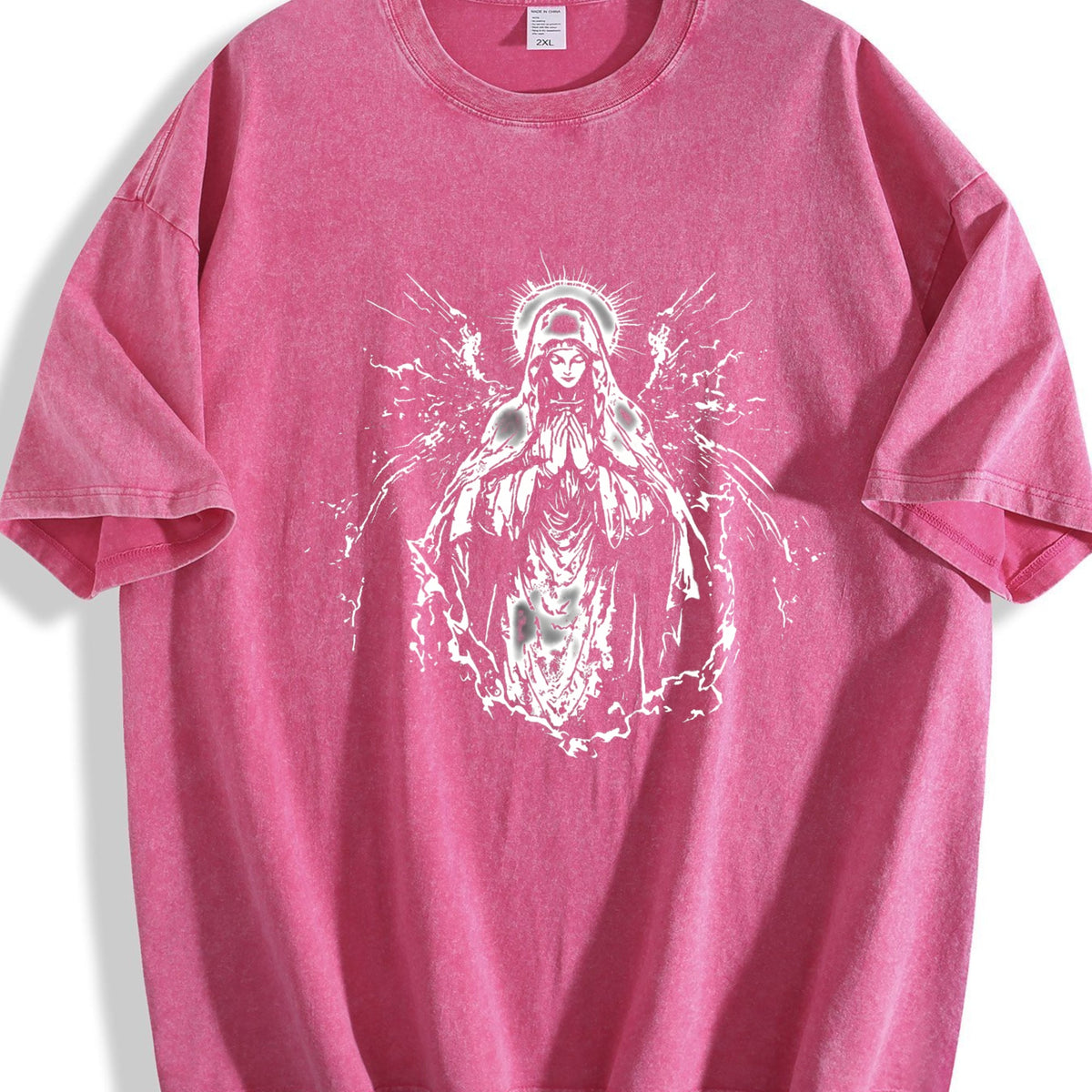 Virgin Mary Vintage Washed T-Shirt product image 7