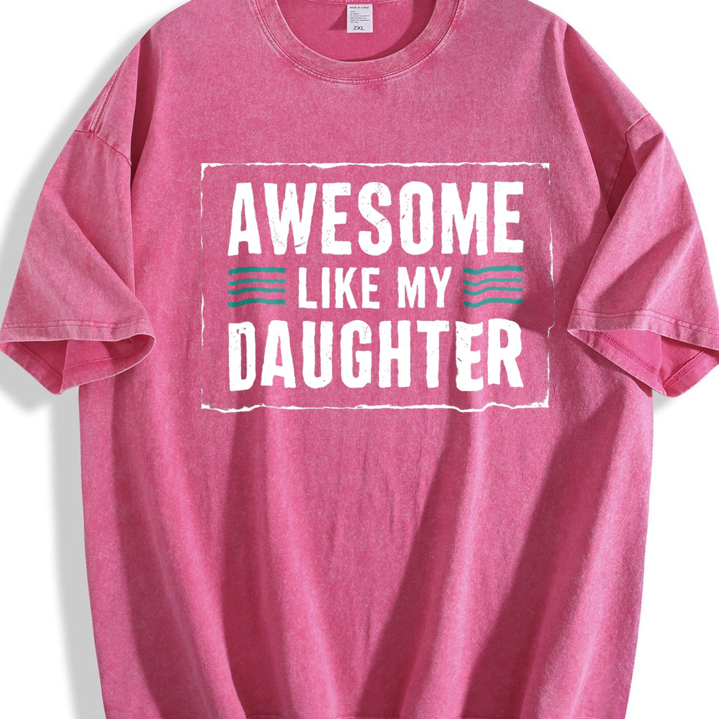 Funny Daughter Wife Slogan Vintage Washed T-Shirt product image 7