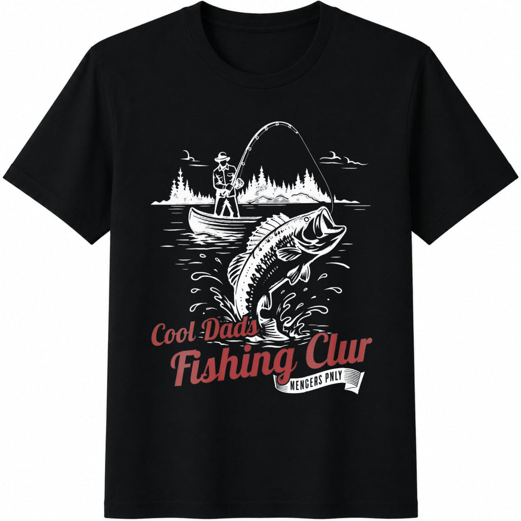 Fishing Dad Cotton T-Shirt product image 1