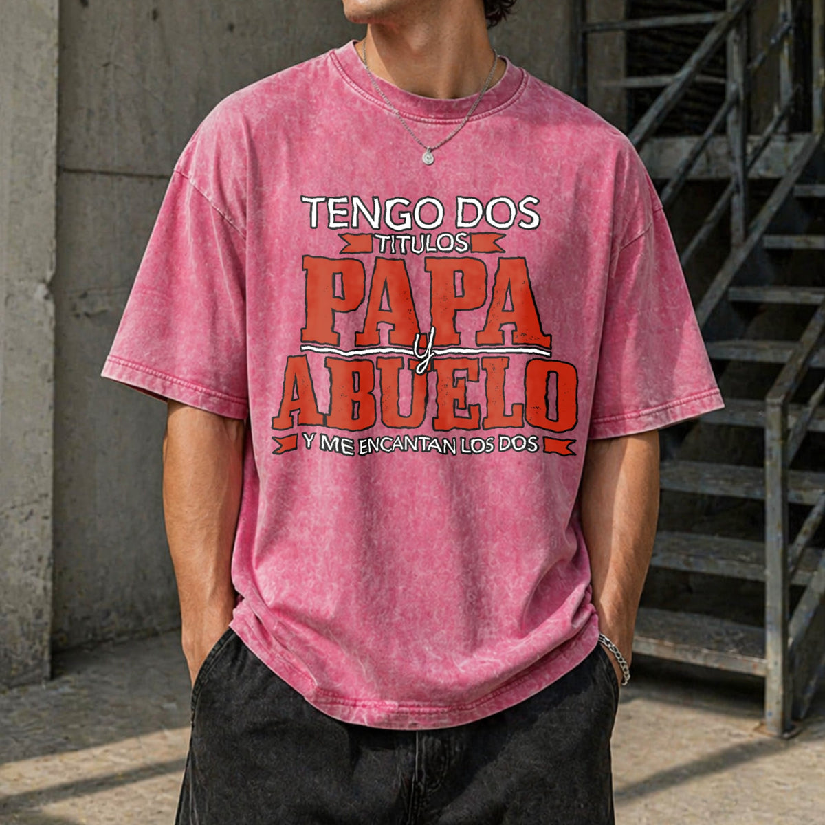 Tengo Dos Titulos Papa Abuelo Funny Spanish Father's product image 14