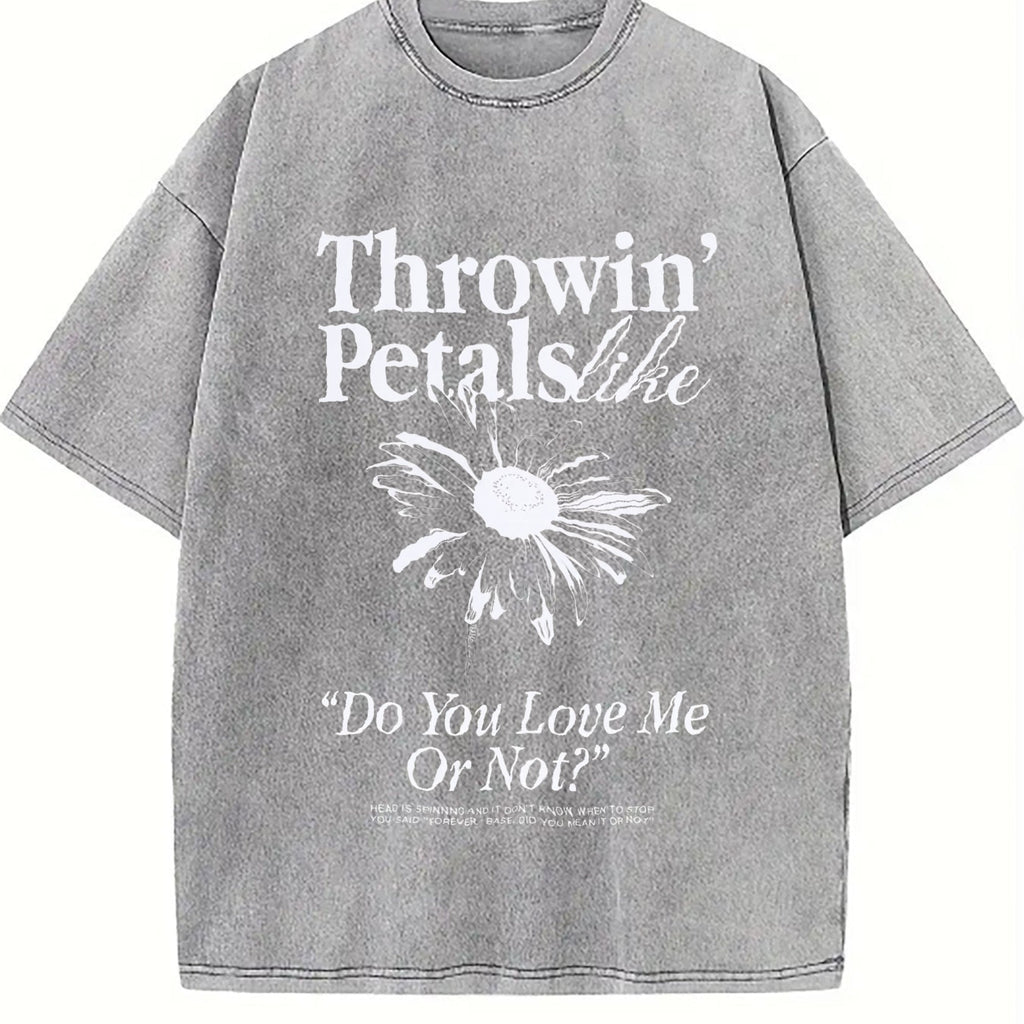 Throwin Petals Like Do You Love Me or Not Vintage Washed product image 5