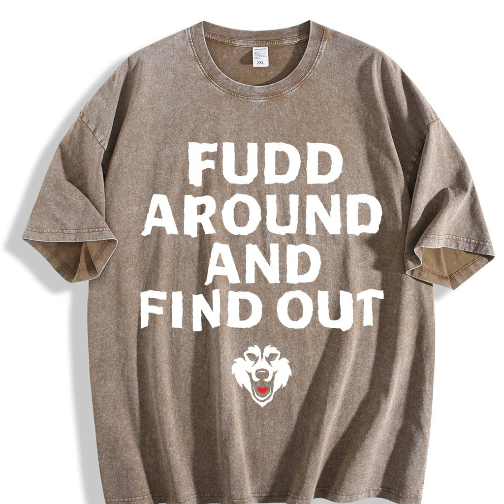 Fudd Around and Find Out Vintage Washed T-Shirt product image 3