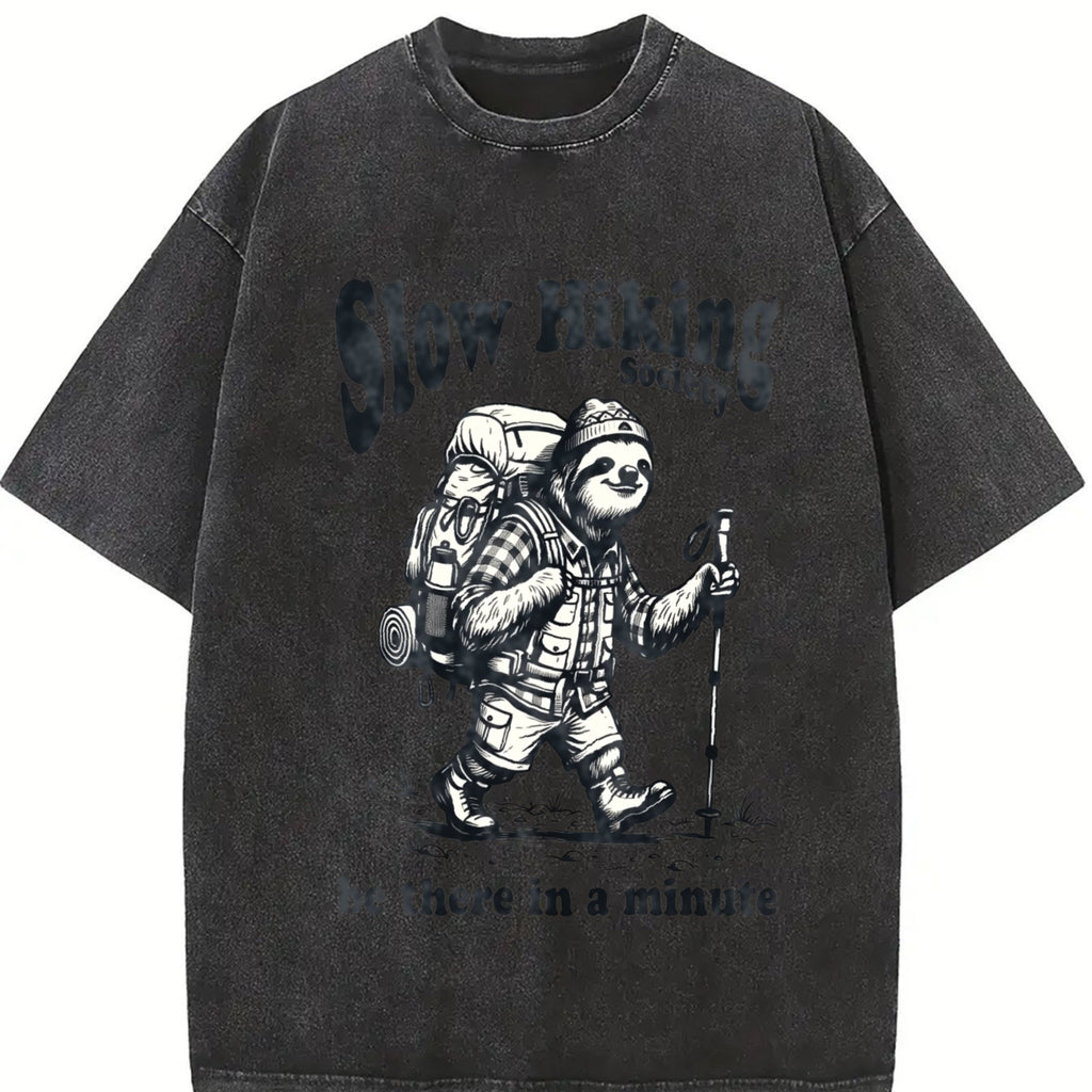 Slow Hiking Society Vintage Washed T-Shirt product image 2