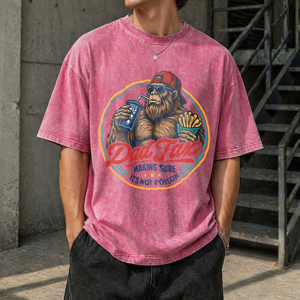 Dad Tax Vintage Washed T-Shirt product image 7