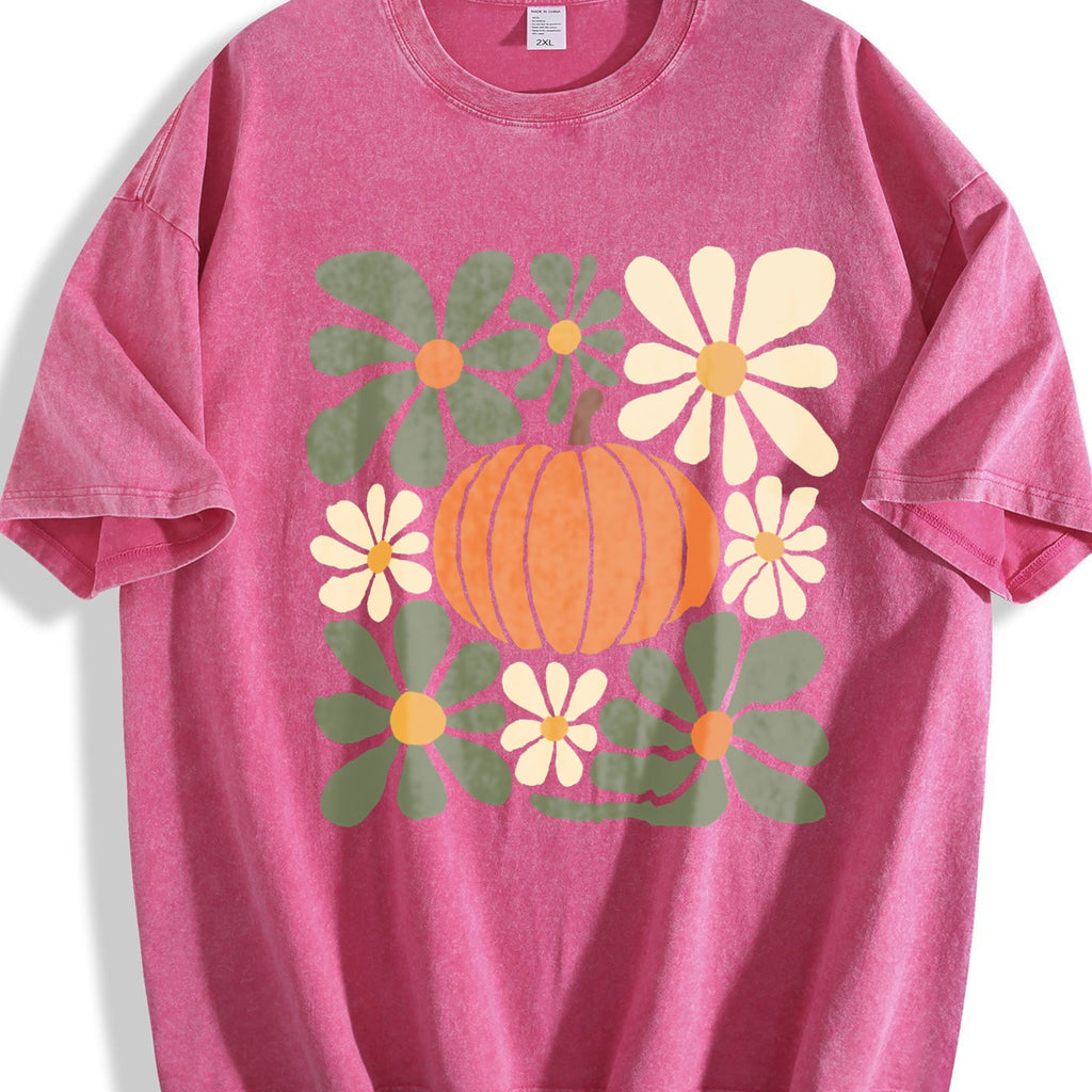 Pumpkin Vintage Washed T-Shirt product image 7