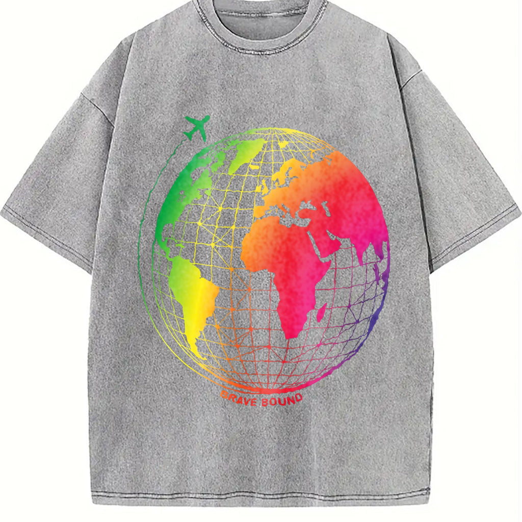 Global Soccer Fan Vintage Washed T-Shirt product image 5