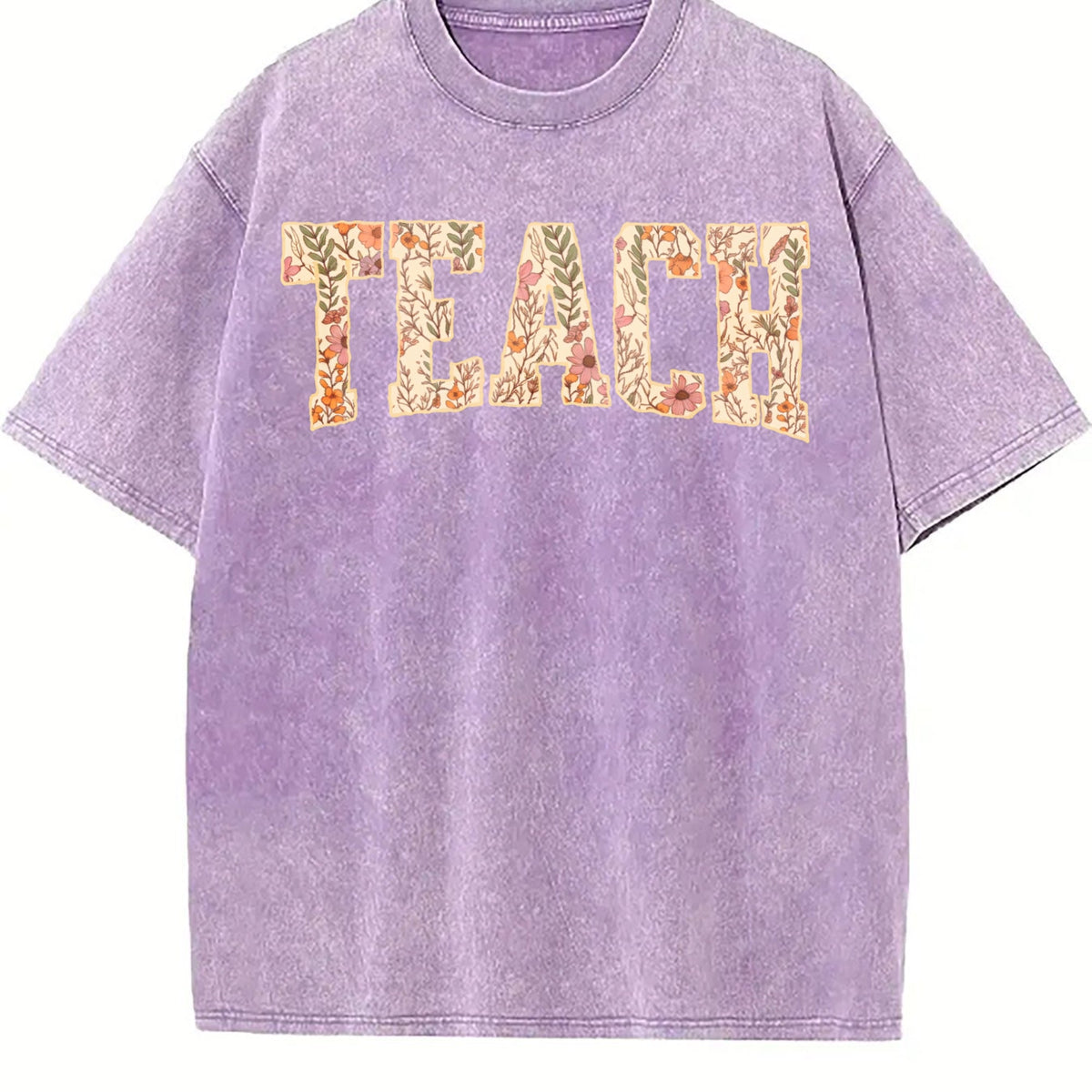 Spring Teacher Vintage Washed T-Shirt product image 6