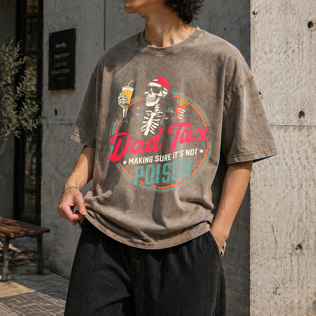 Dad Tax Vintage Washed T-Shirt product image 3