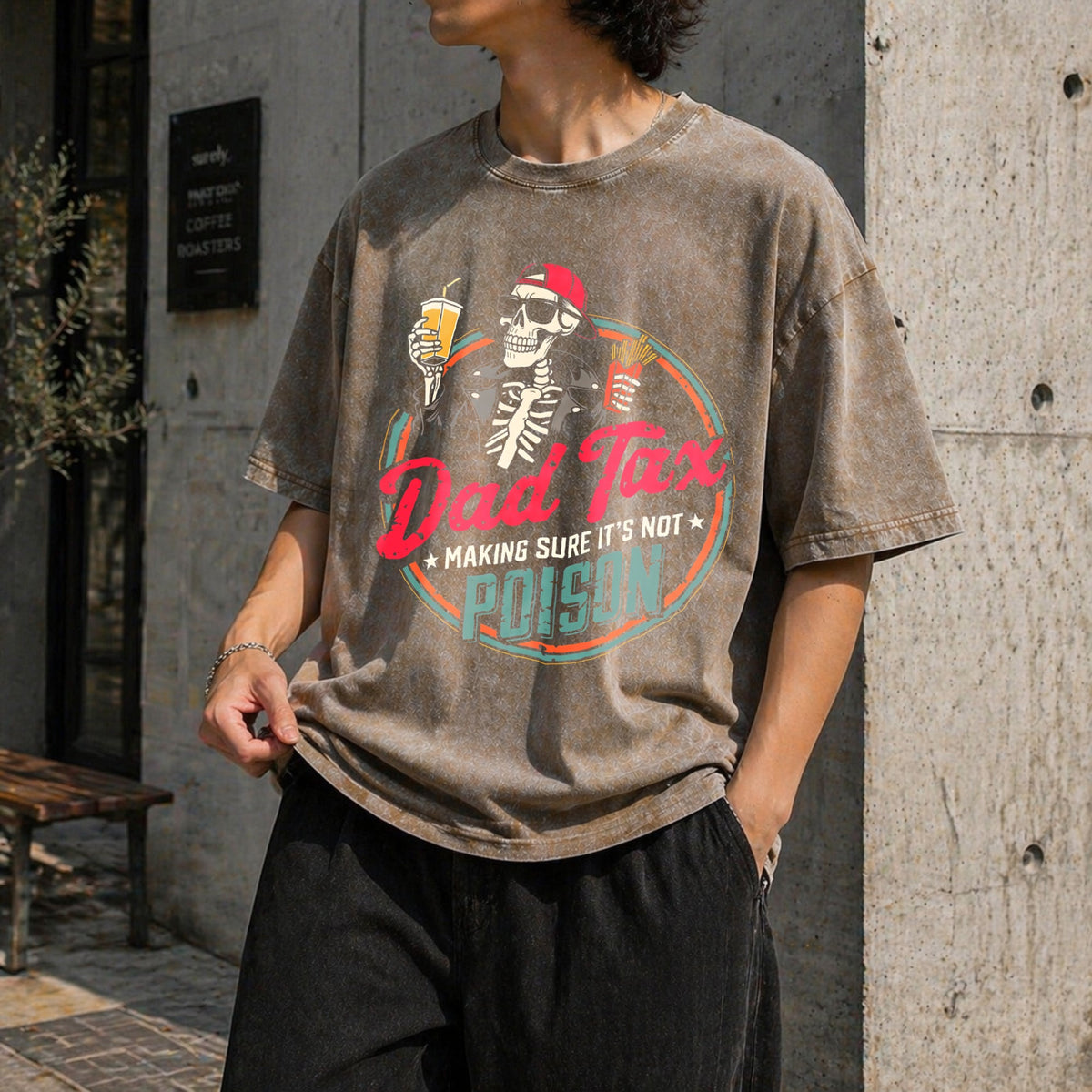 Dad Tax Vintage Washed T-Shirt product image 3