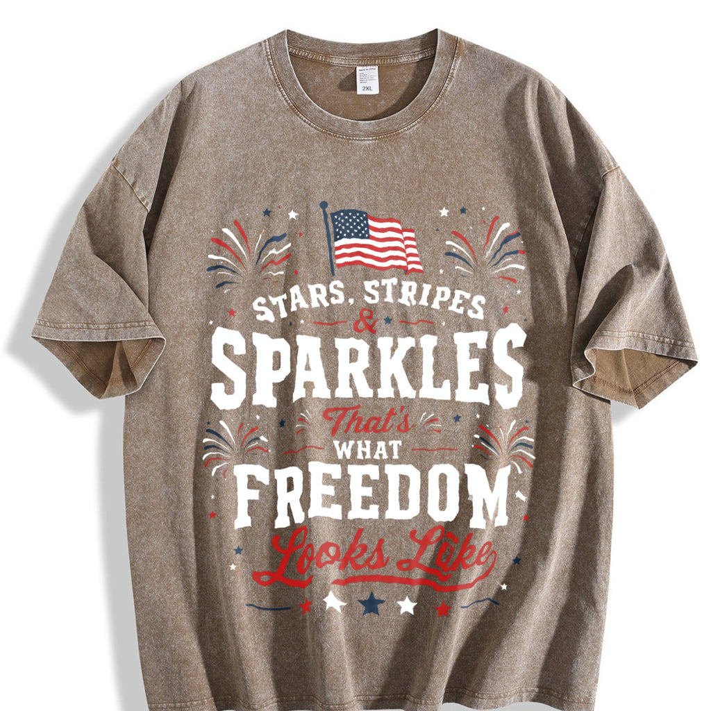 4th Of July - Stars Stripes Sparkles Freedom USA Vintage product image 3