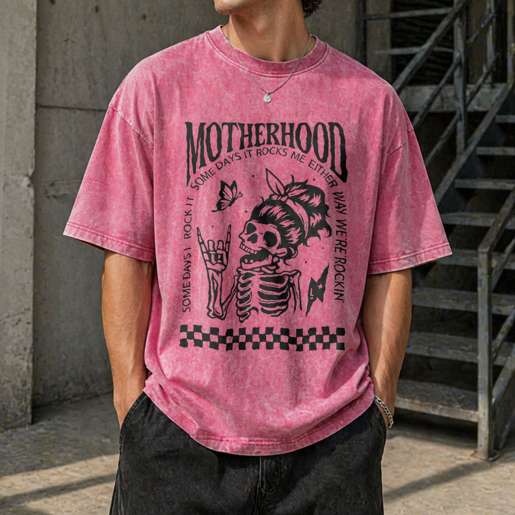 Motherhood: Sometimes I Rock It Vintage Washed T-Shirt product image 14
