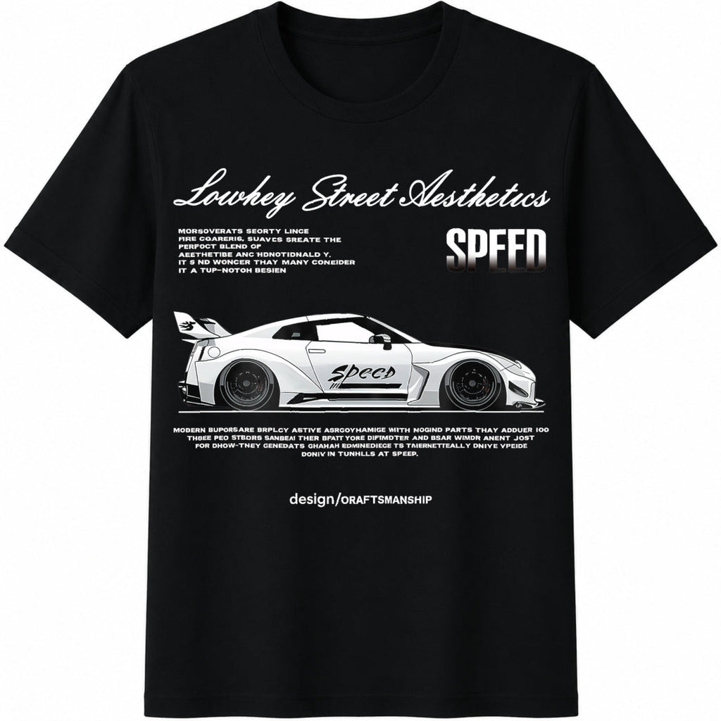 Shein Slogan & Car Cotton T-Shirt product image 1