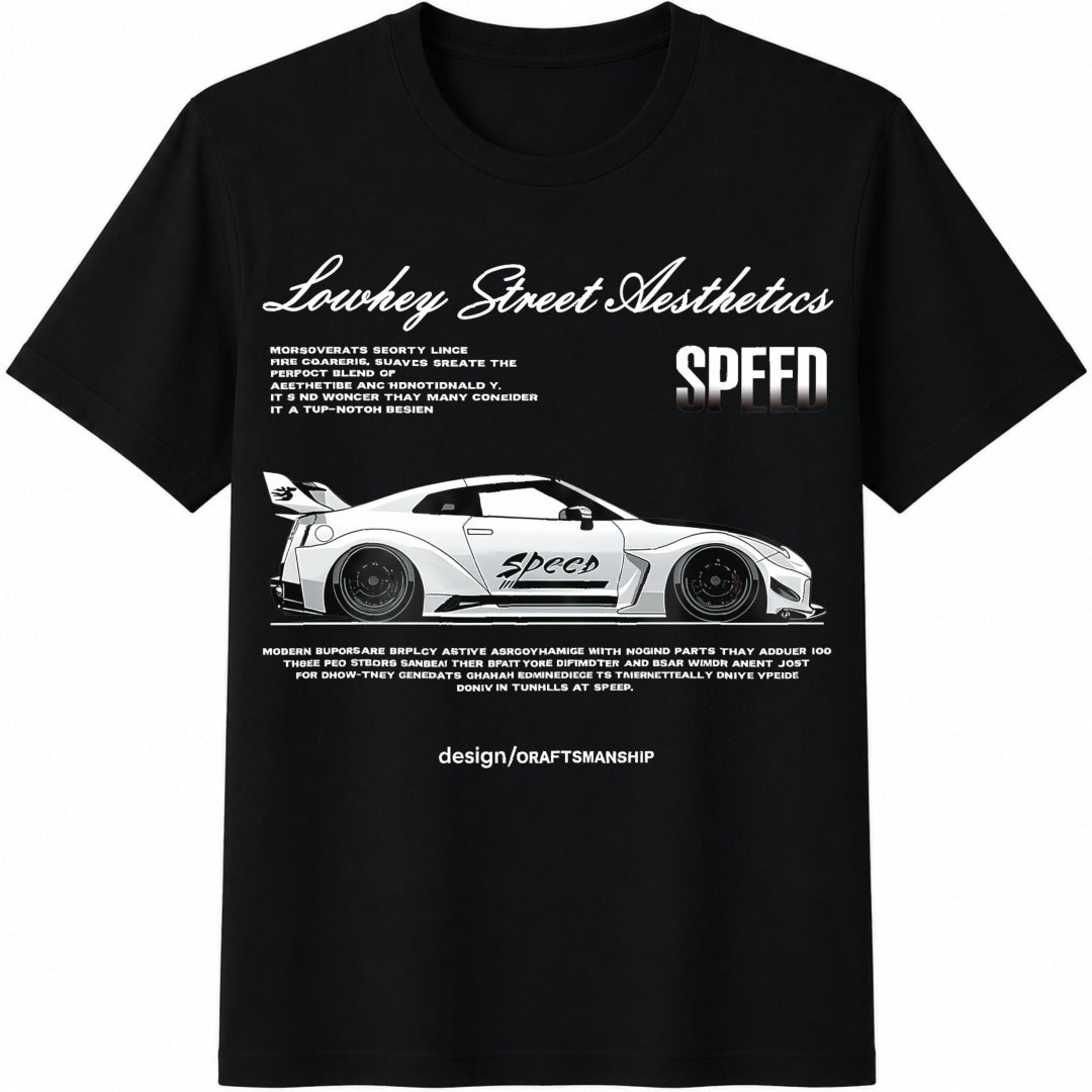 Shein Slogan & Car Cotton T-Shirt product image 1