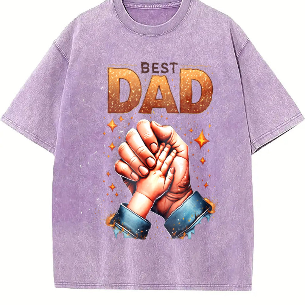 Best Dad Ever Vintage Washed T-Shirt product image 6