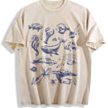Tattoo Sea Animals 90s Vintage Washed T-Shirt product image 1