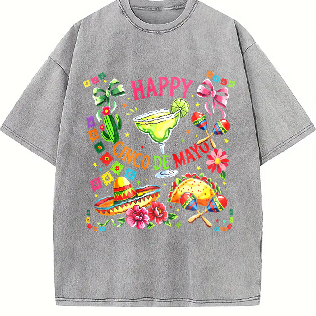 Cinco De Mayo Y2K 100 Boxy Aesthetic Summer Vibes Vintage product image 5