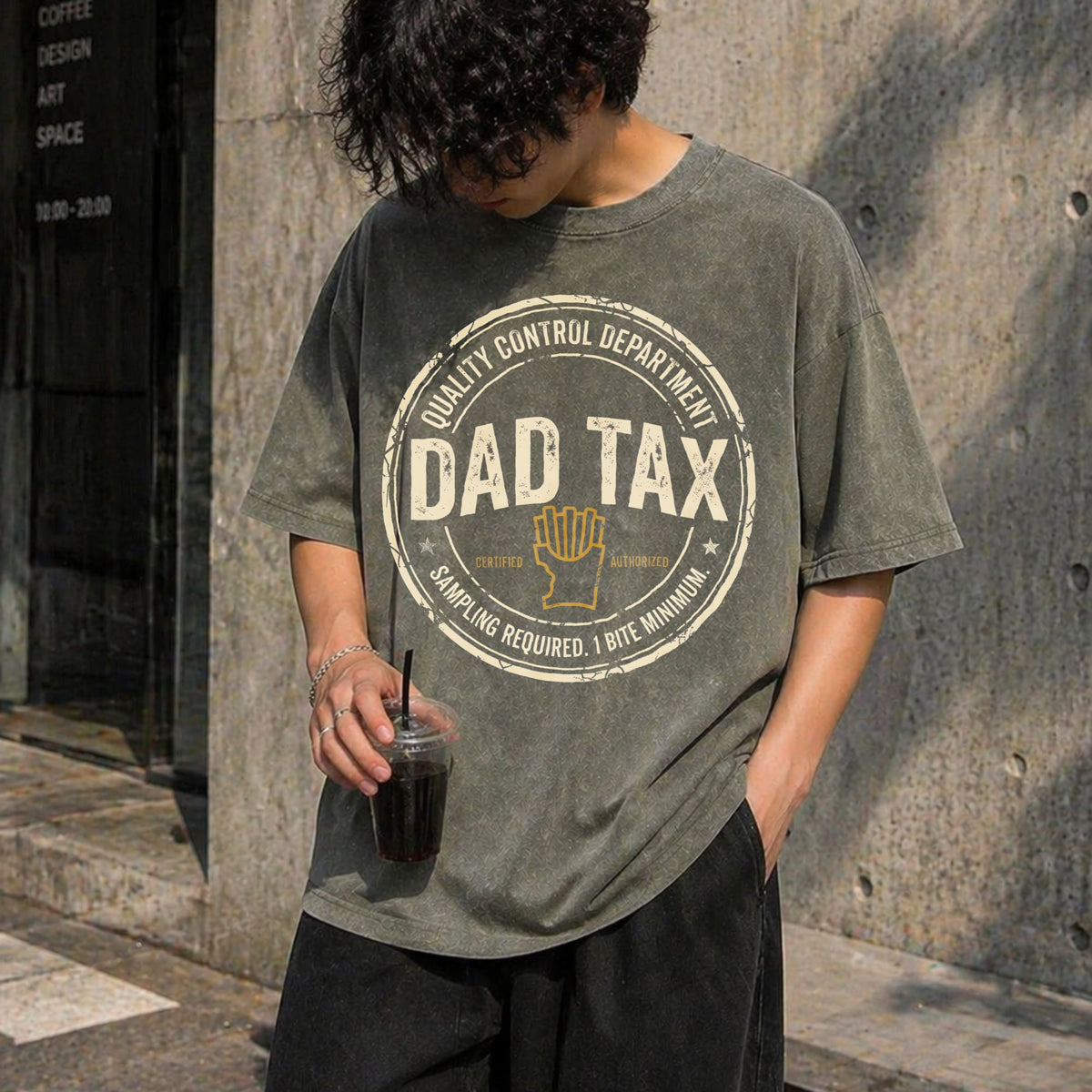 Dad Tax Vintage Washed T-Shirt product image 4