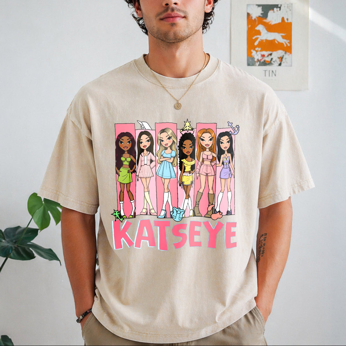 Katseye Music Vintage Washed T-Shirt product image 8