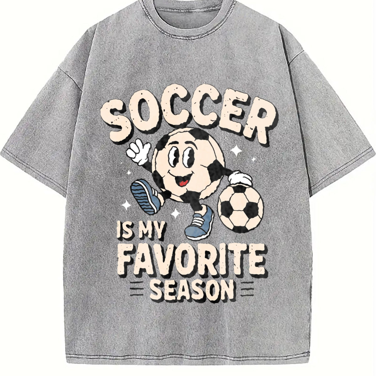 Global Soccer Fan Vintage Washed T-Shirt product image 5