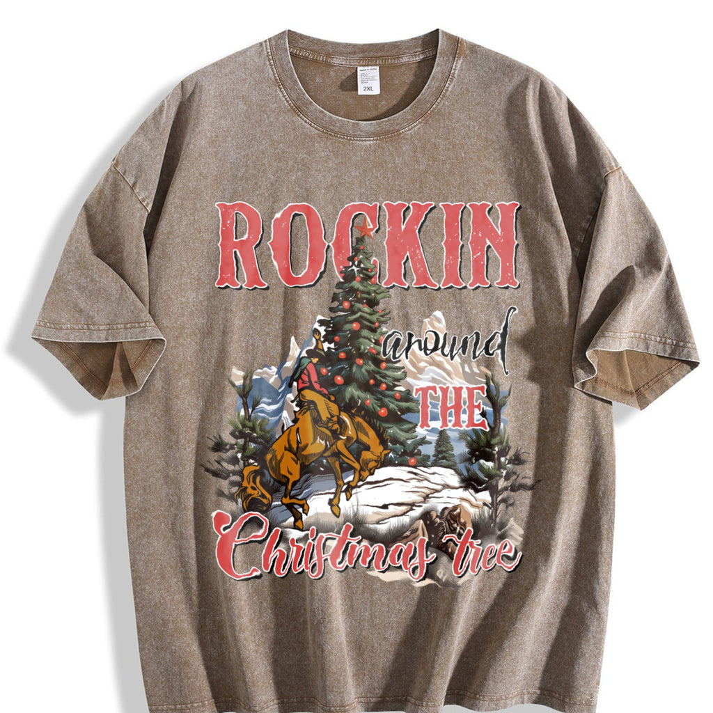 Rocking Around The Christmas Tree Cute Teenager Vintage product image 3