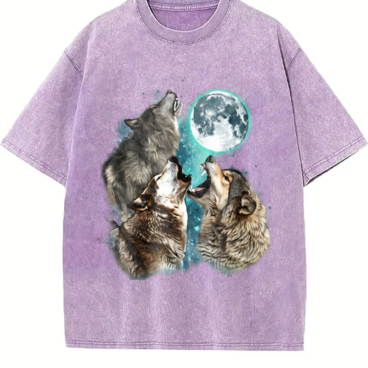 Howling Wolves Vintage Washed T-Shirt product image 6