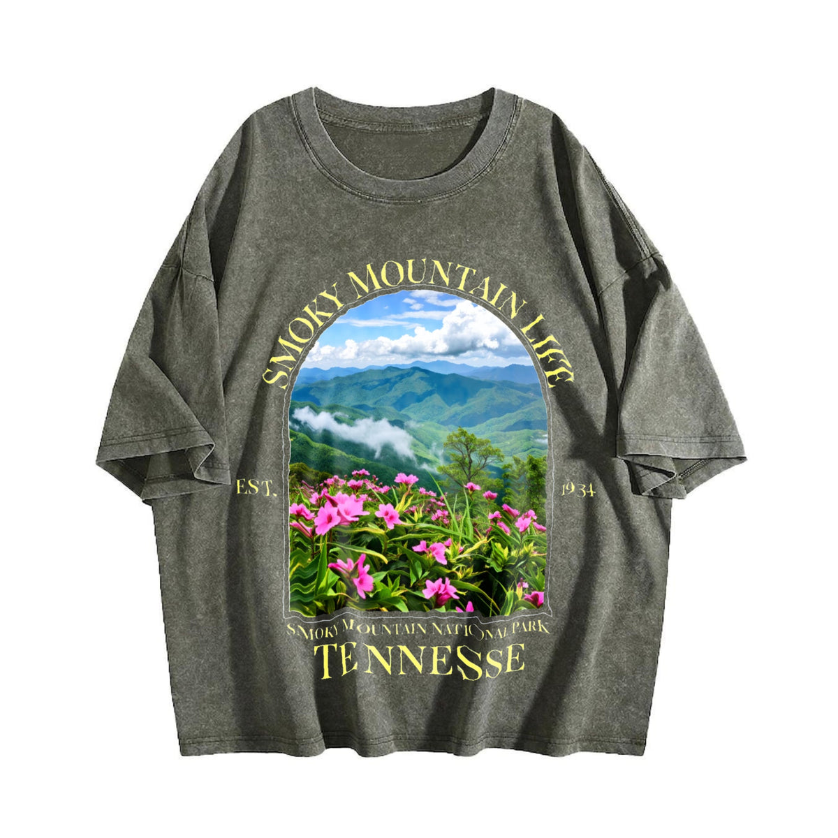 Smoky Mountain Life Vintage Washed T-Shirt product image 4