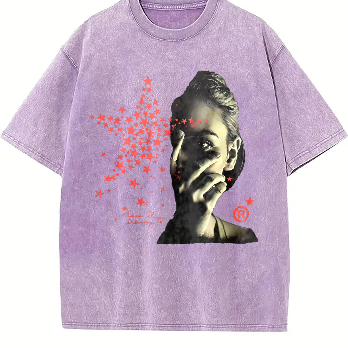 Star Portrait Vintage Washed T-Shirt product image 6