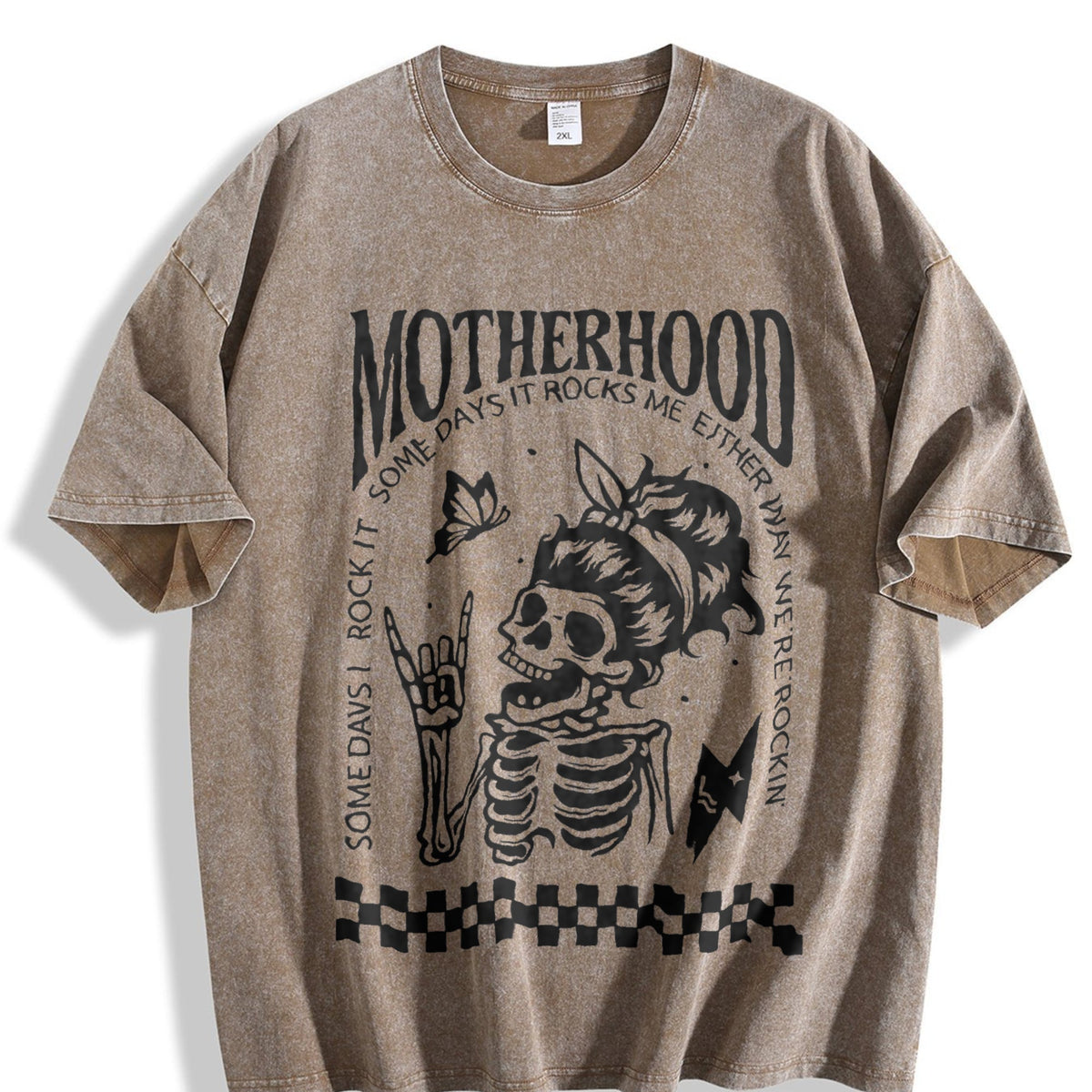 Motherhood: Sometimes I Rock It Vintage Washed T-Shirt product image 3