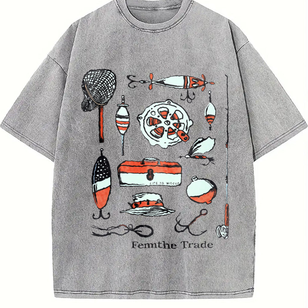 Huk Fishing Tackle Muscle Vintage Washed T-Shirt product image 5