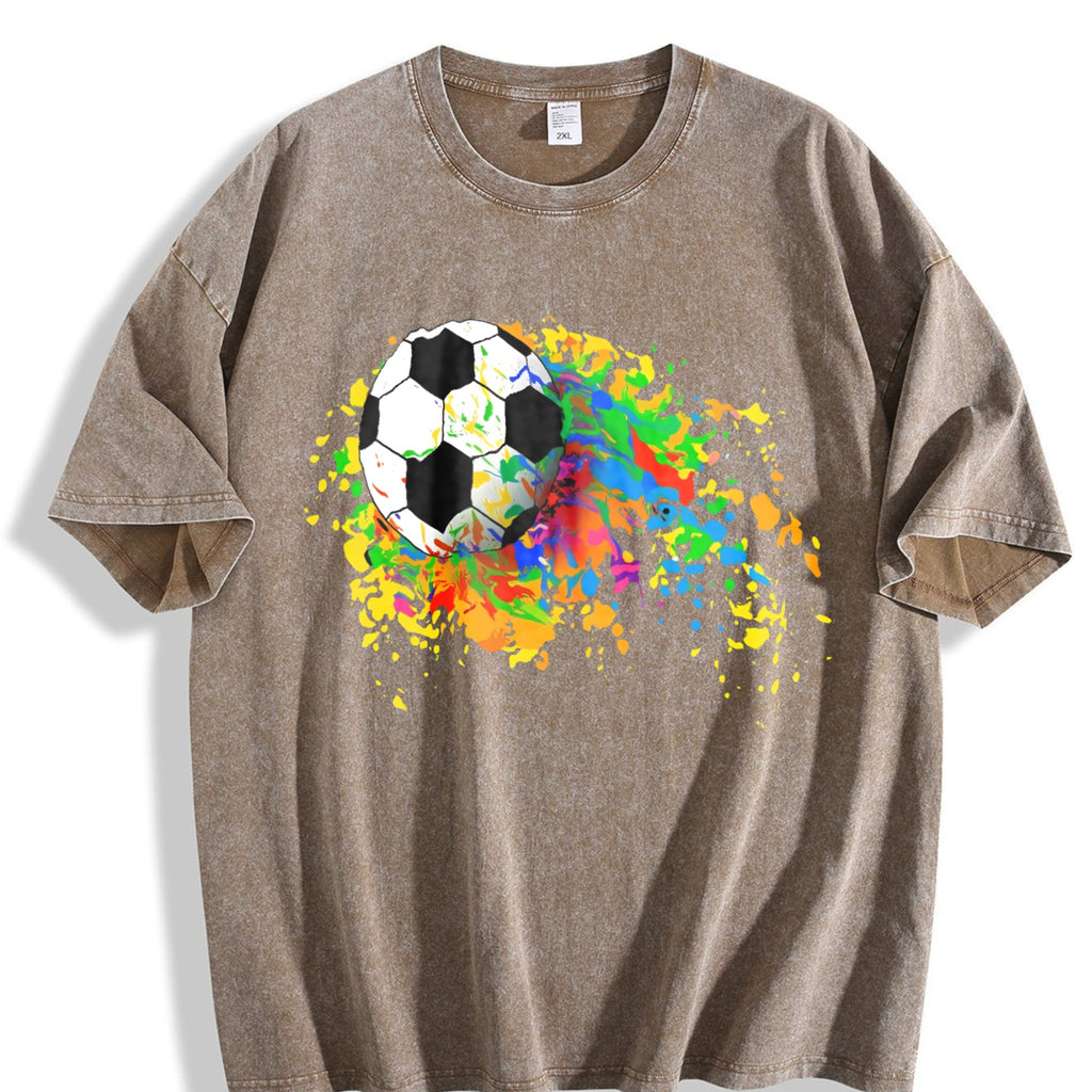 Global Soccer Fan Vintage Washed T-Shirt product image 3