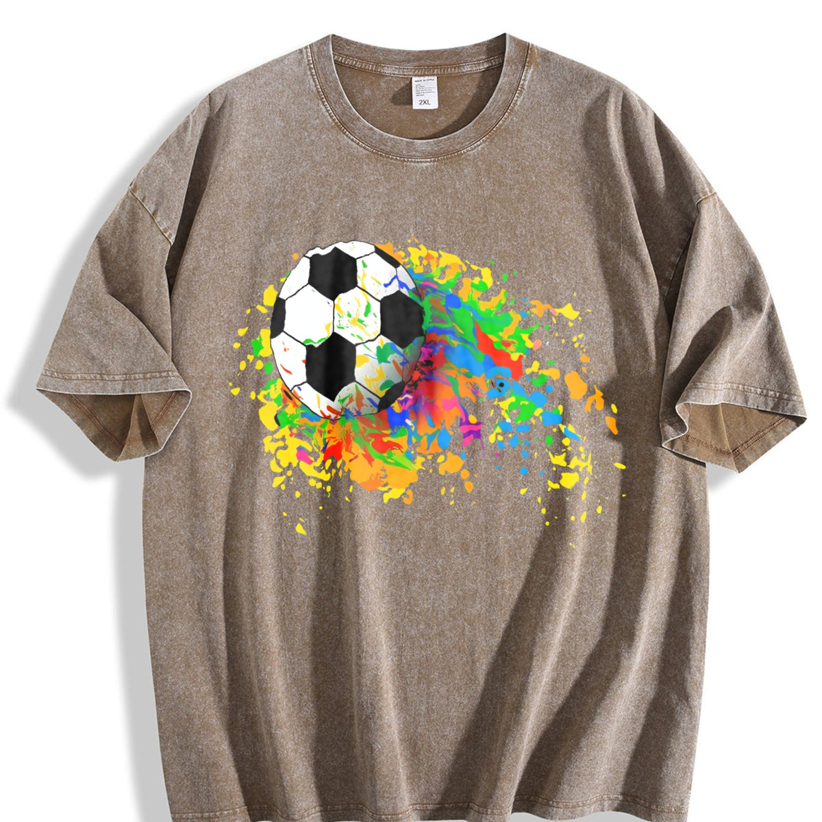 Global Soccer Fan Vintage Washed T-Shirt product image 3