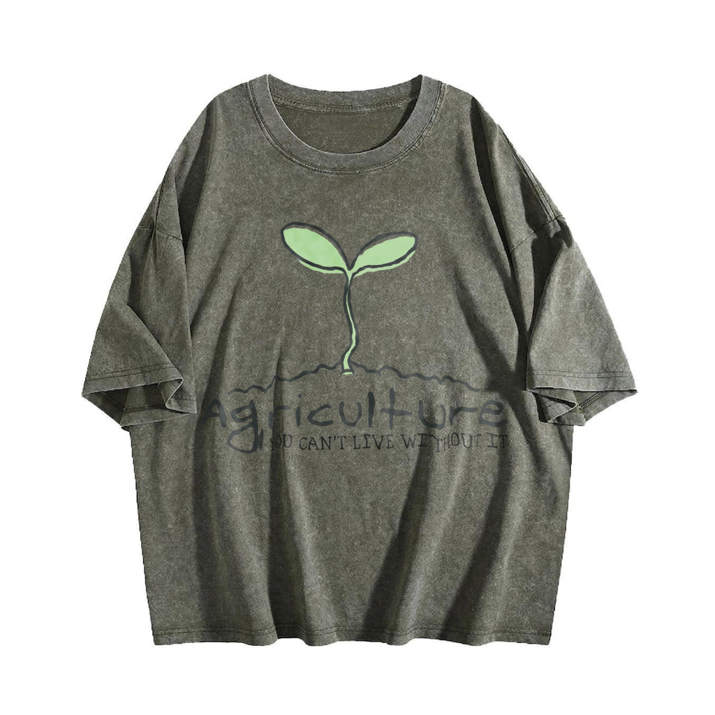 Agriculture You Can't Live Without It Vintage Washed T-Shirt product image 4