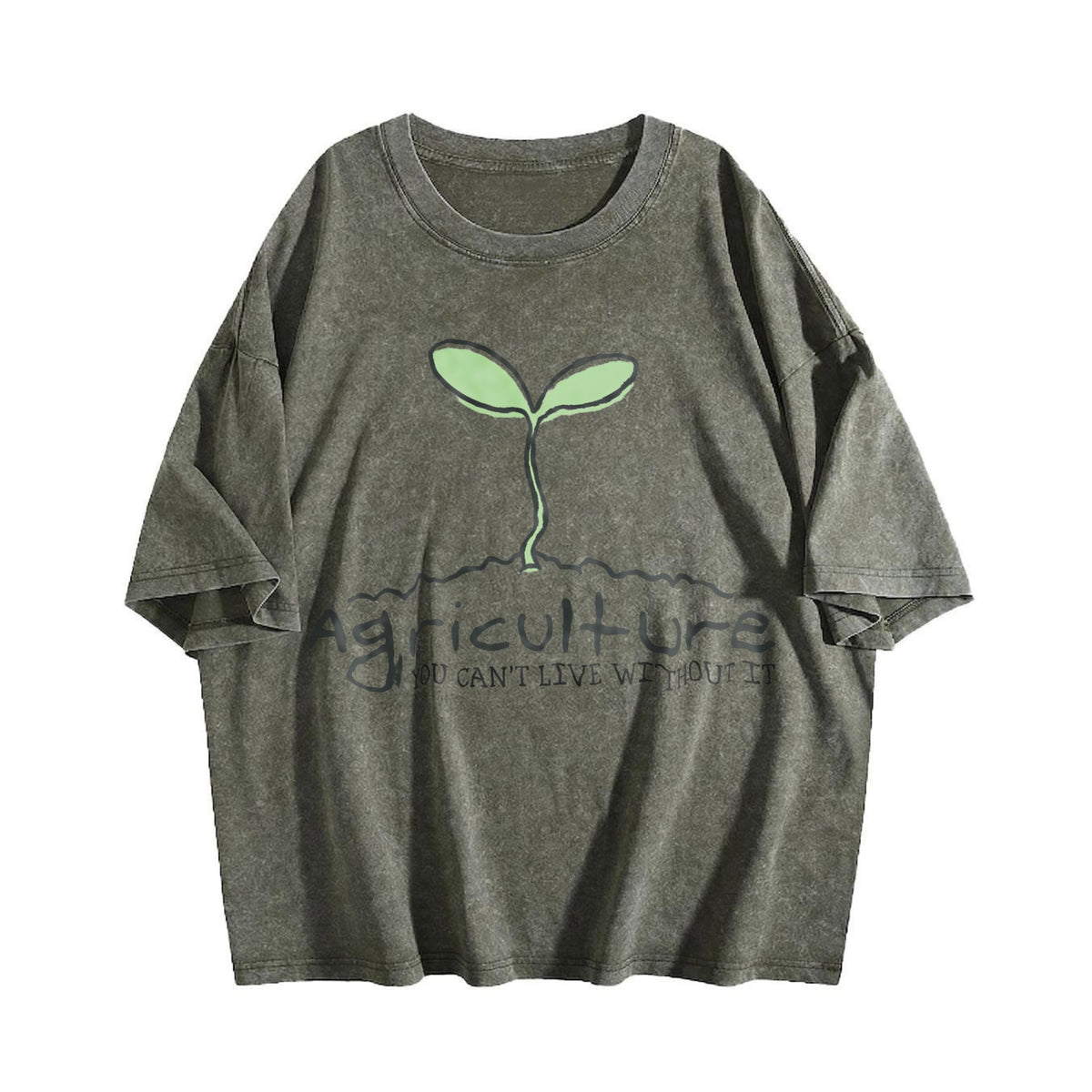 Agriculture You Can't Live Without It Vintage Washed T-Shirt product image 4