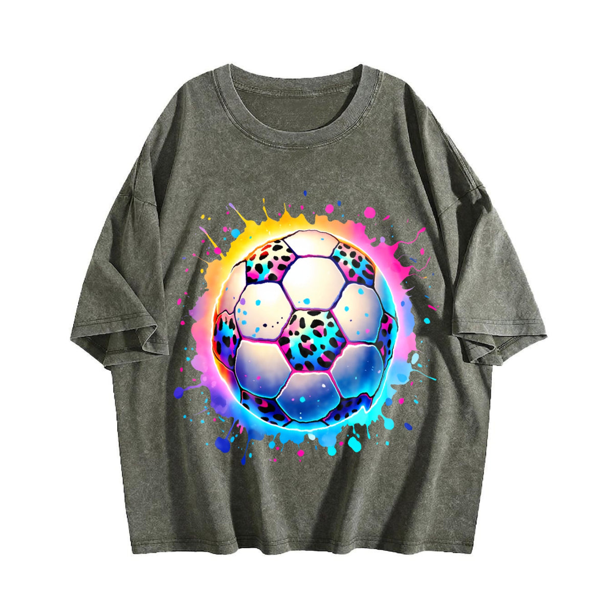 Global Soccer Fan Vintage Washed T-Shirt product image 4