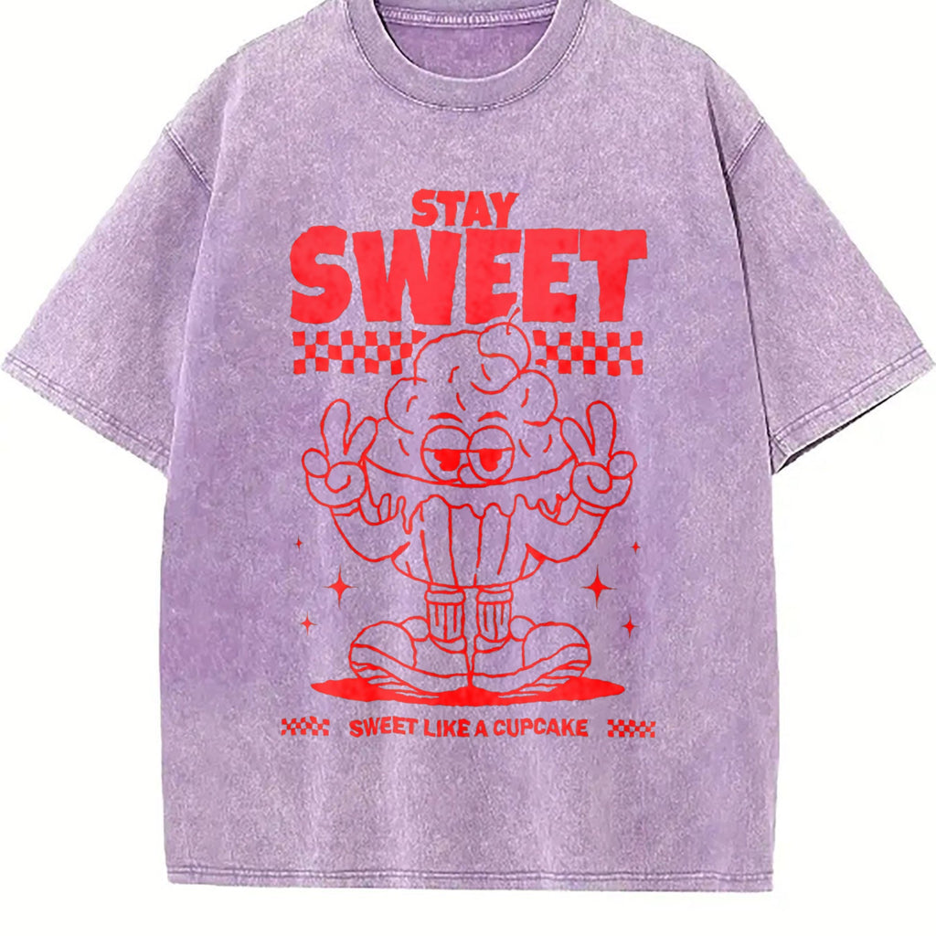 Stay Sweet Mascot 90s Vintage Washed T-Shirt product image 6