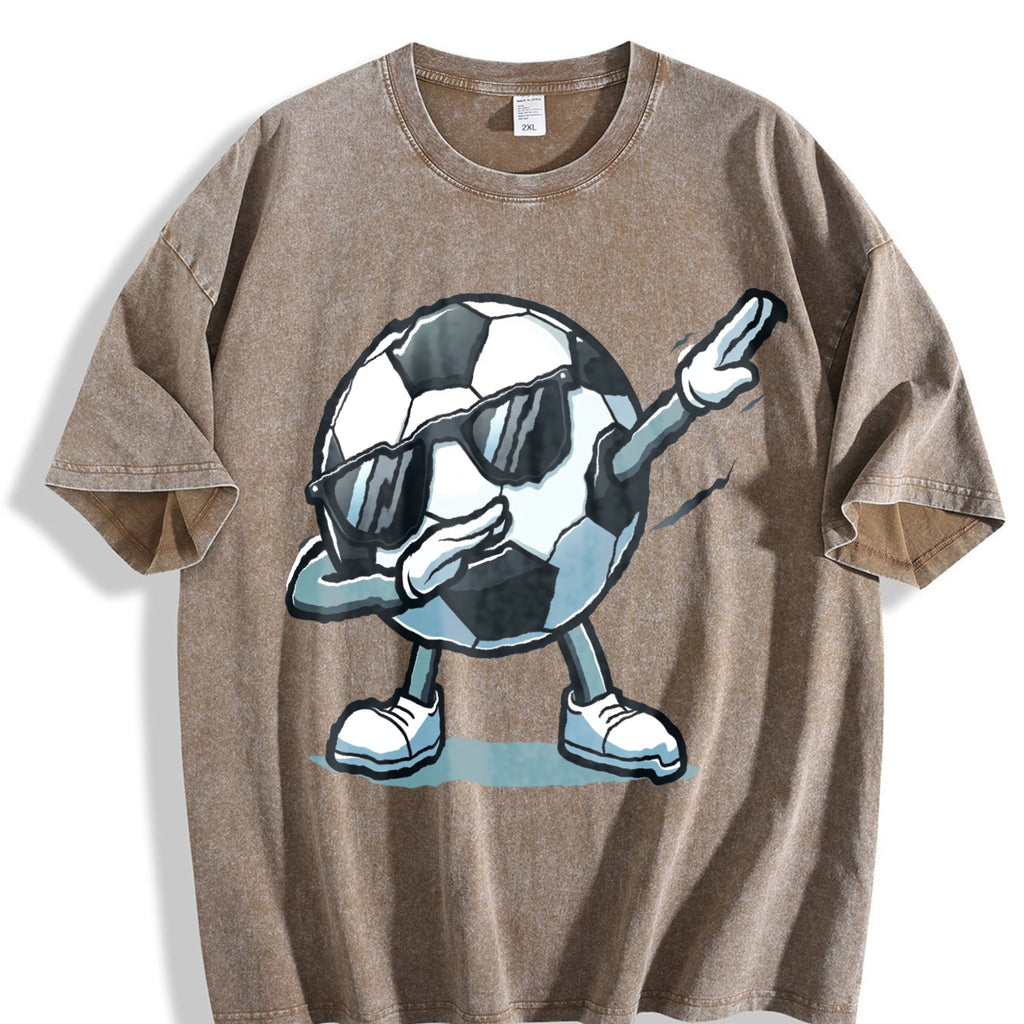 Global Soccer Fan Vintage Washed T-Shirt product image 3